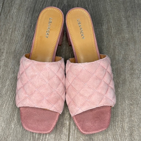 Lisa Vicky Mindfulx Block Heel Slide Sandal l SIZE 9.5 - Picture 2 of 9